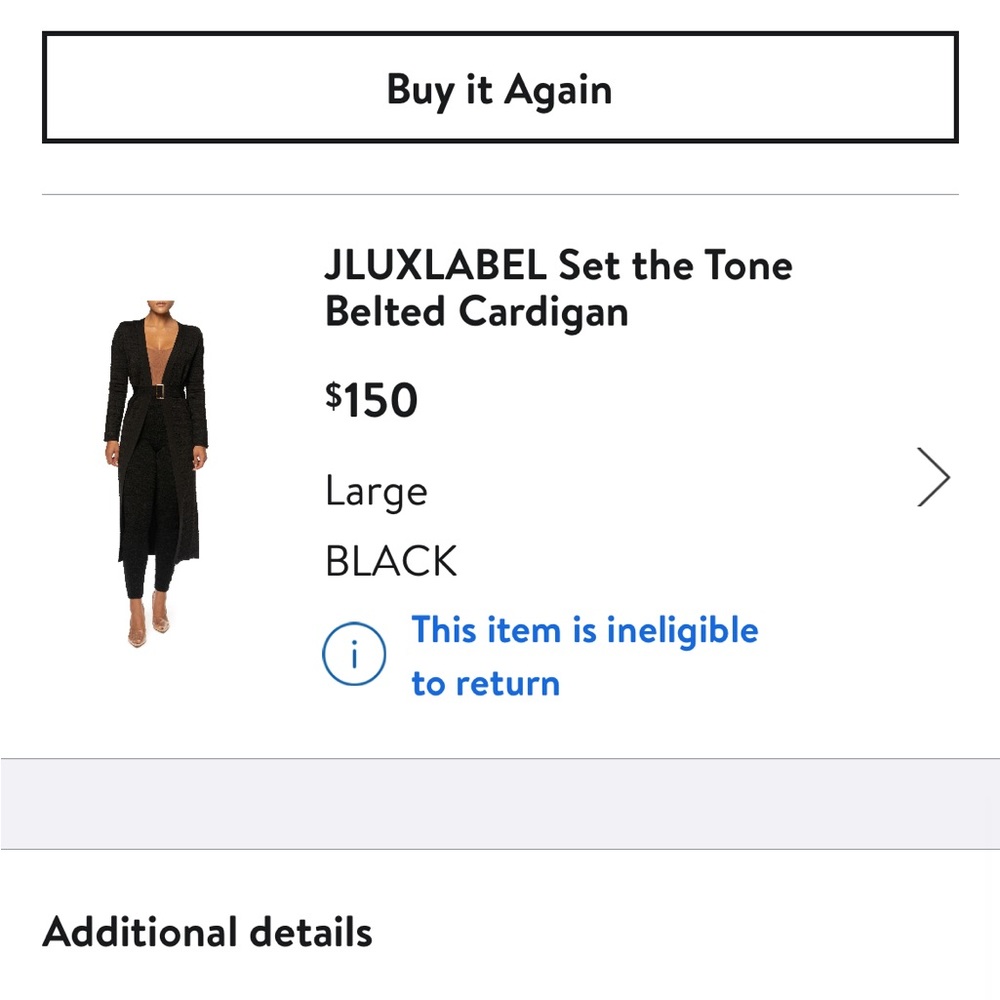 Long belted cardigan